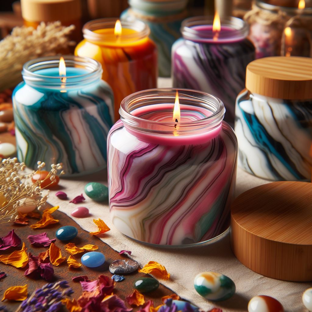 Marble Candles