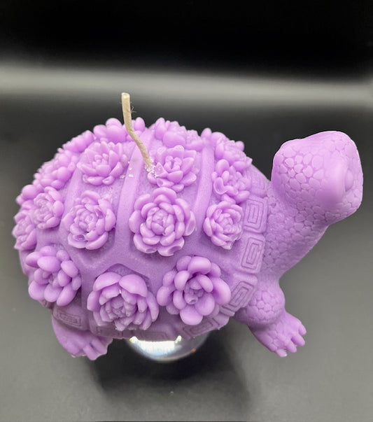 3D Spring Turtle Candle